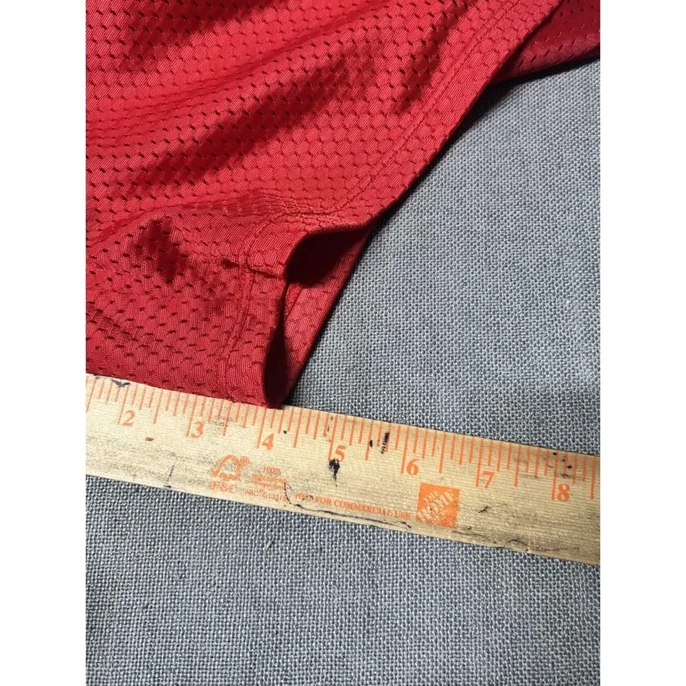 Champion Shorts Mesh Athletic Running Large Red Good Condition Sportswear